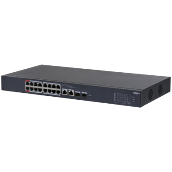 Dahua CS4218-16ET-190 18-Port Cloud Managed Desktop Switch with 16-Port PoE - GB Security Dahua CS4218-16ET-190 18-Port Cloud Managed Desktop Switch with 16-Port PoE - GB Security