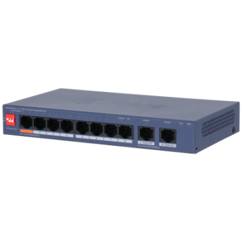 Dahua CS4010-8ET2GT-60 10-Port Cloud Managed Desktop Switch with 8-Port PoE - GB Security