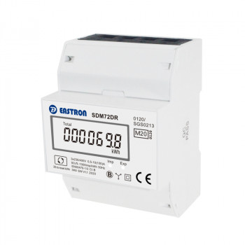 Eastron SDM72DR SDM72DR 3-Fas energimätare för DIN-skena
Pulsutgång - 1000 imp/kWh - GB Security Eastron SDM72DR SDM72DR 3-Fas energimätare för DIN-skena
Pulsutgång - 1000 imp/kWh - GB Security