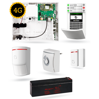 Jablotron (Netto) JK-103INT-LTE-SET (4G) Trådlöst startkit JA-103KR LAN & 4G kommunikator - GB Security