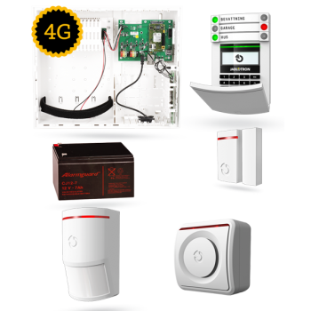 Jablotron (Netto) JK-107-BUS-LTE-SET (4G) Trådkopplat (Buss) startkit JA-107K m LAN & 4G-kommunikator - GB Security