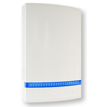 Jablotron JA-1X1A-C-WH-B Vit plastkåpa till JA-111A BASE, JA-151A BASE, JA-163A BASE. Med blå optisk indikering. - GB Security